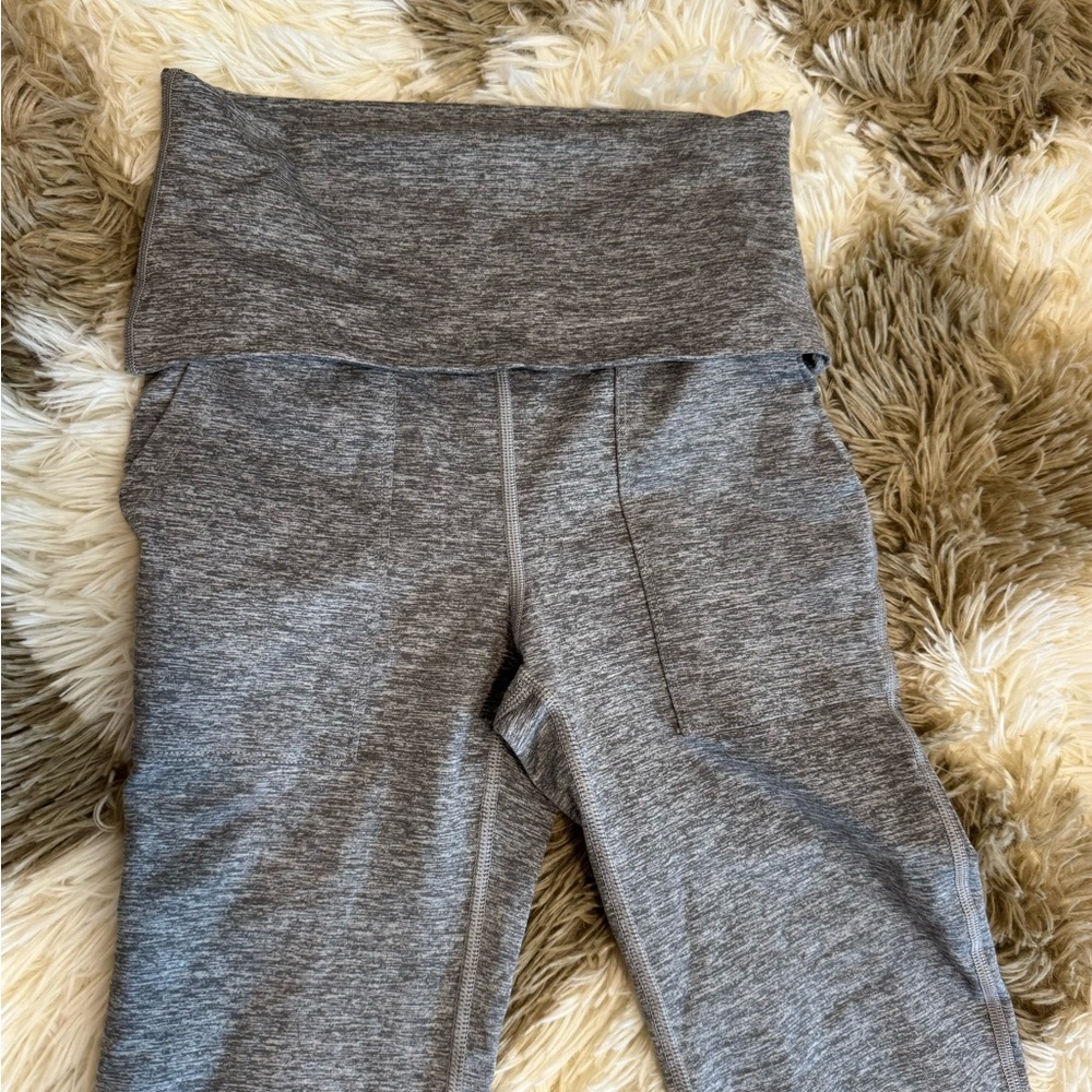 Aerie Offline Foldover flare pants grey size small the hugger high rise long - Picture 3 of 6